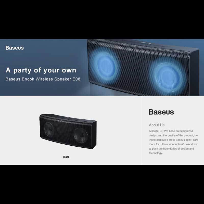 اسپیکر بلوتوثی رم خور Baseus Encok E08