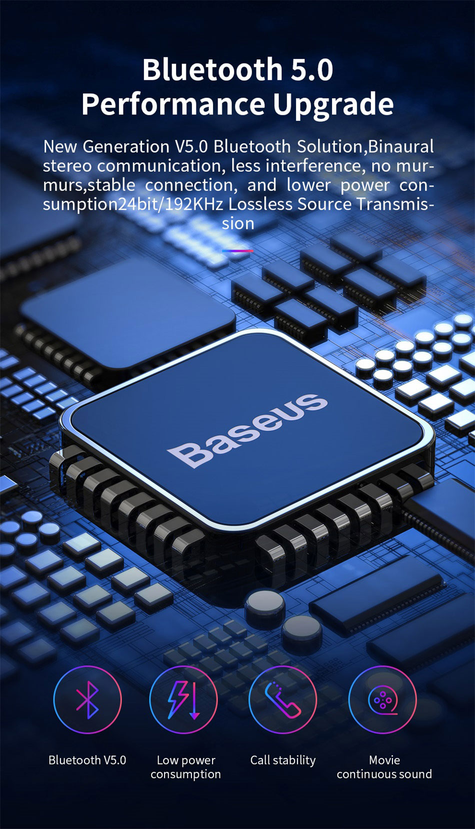 هندزفری بلوتوث Baseus Encok W01