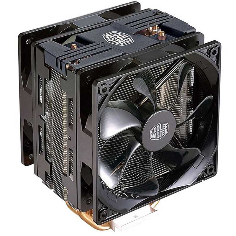 فن خنک کننده CPU کولر مستر Cooler Master Hyper 212 LED Turbo Black Edition