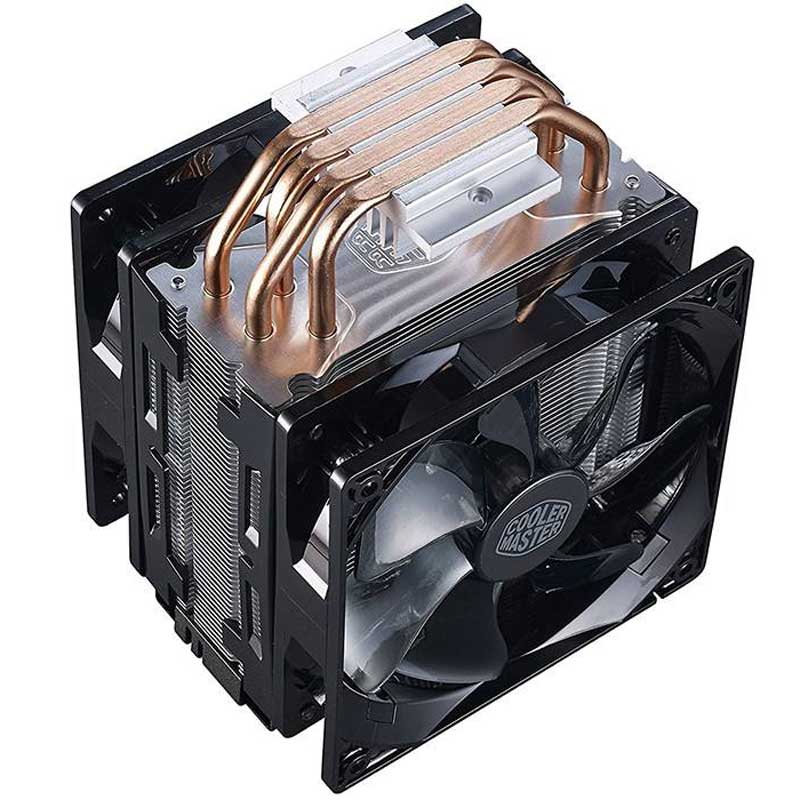 فن خنک کننده CPU کولر مستر Cooler Master Hyper 212 LED Turbo Black Edition