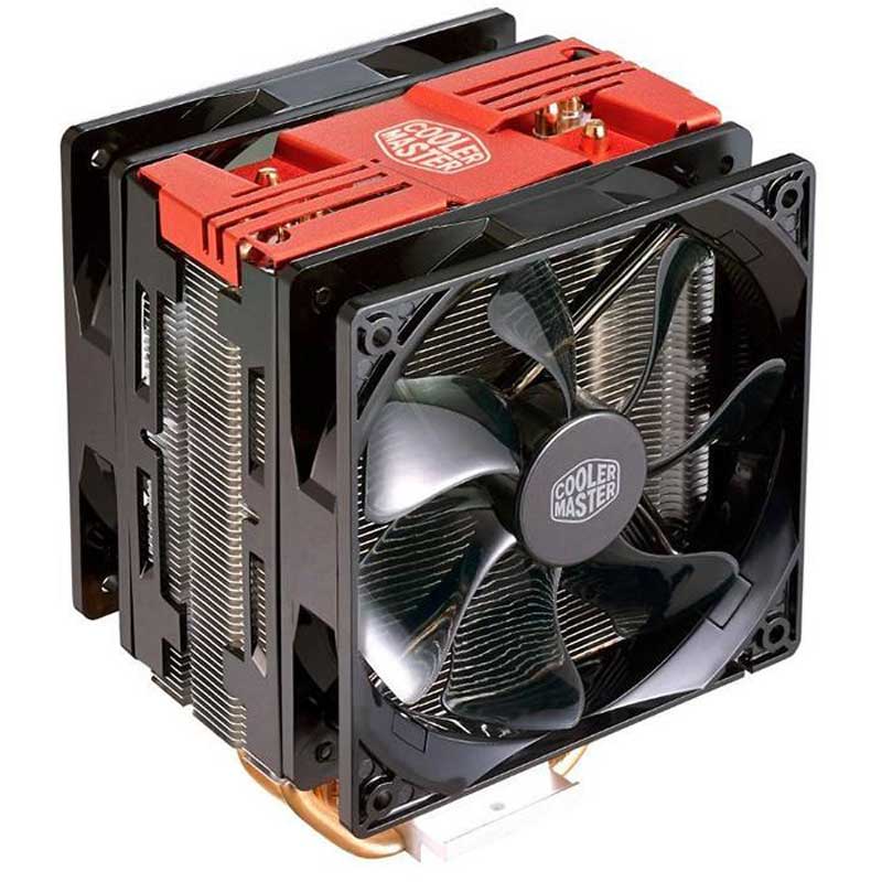 فن خنک کننده CPU کولر مستر Cooler Master Hyper 212 LED Turbo RED Edition
