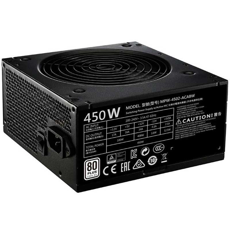 پاور 450 وات کولر مستر Cooler Master MWE White
