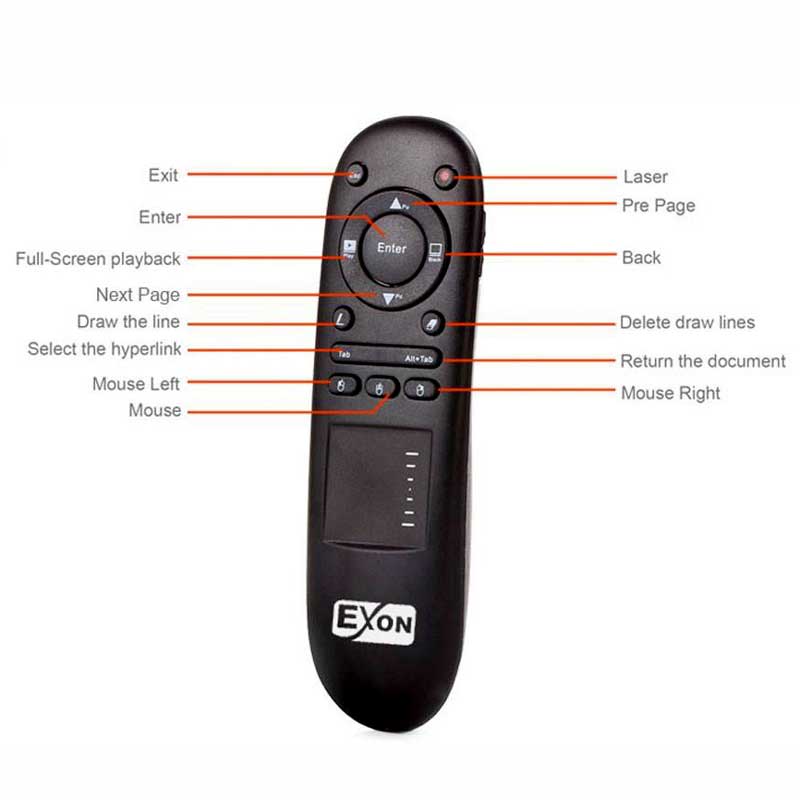 پرزنتر بی سیم Exon A504
