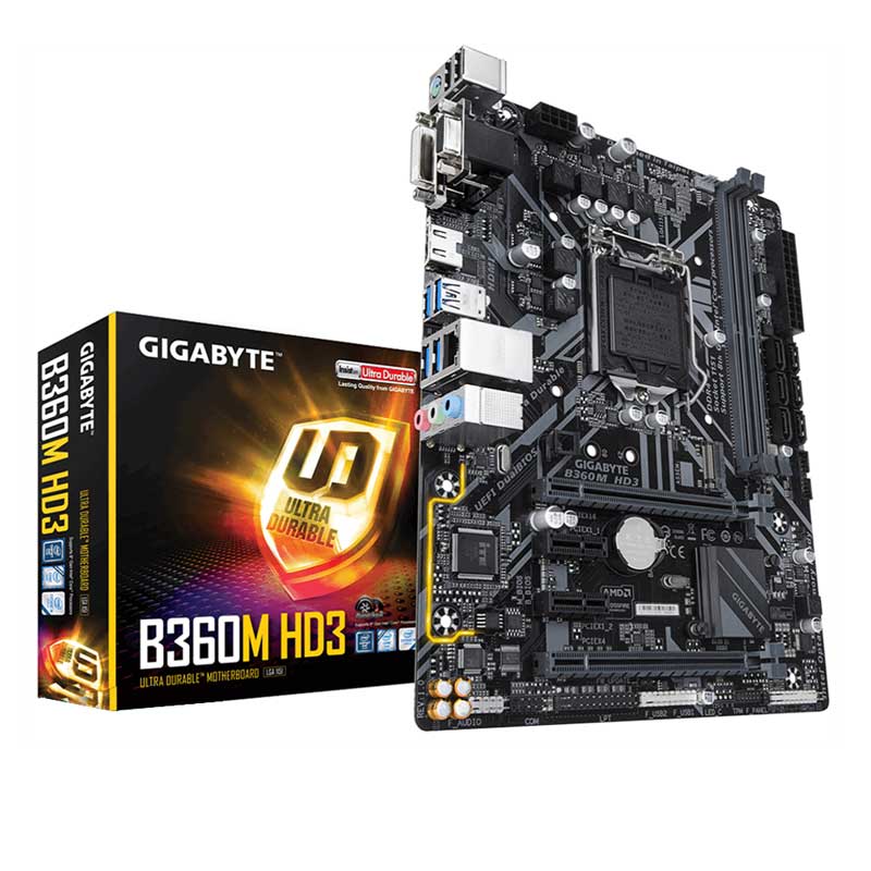 مادربرد گیگابایت B360M HD3 DDR4