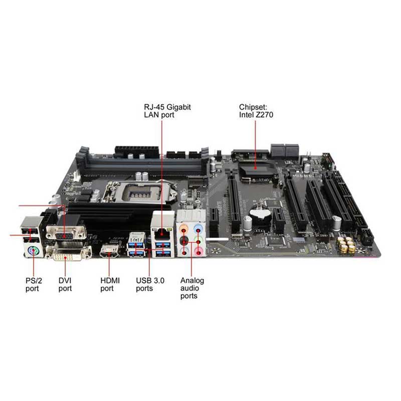 مادربرد گیگابایت Z270P-D3 DDR4