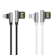 کابل میکرو یو اس بی Hoco U42 1.2m دو سر L (گارانتی 6 ماهه)