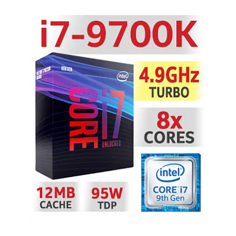 پردازنده اینتل Core i7-9700K Coffee Lake
