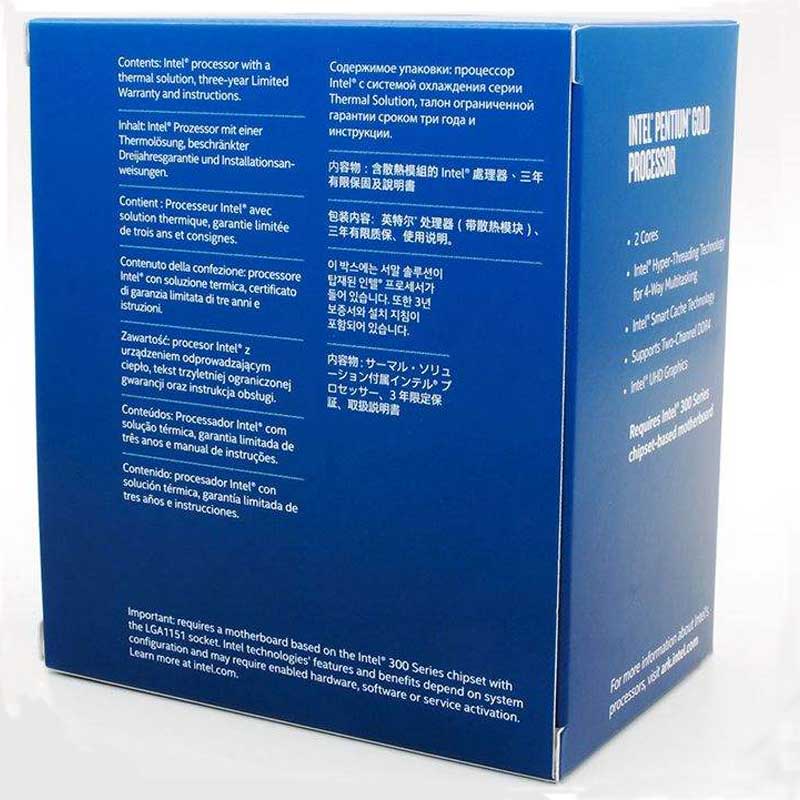 پردازنده اینتل Pentium G5400 Coffee Lake