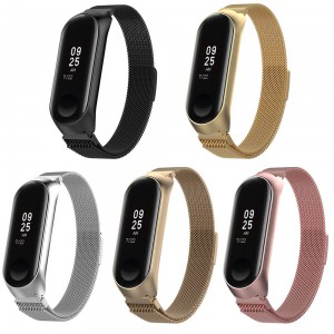 بند فلزی دستبند سلامتی Mi Band 3 / 4 Milanese