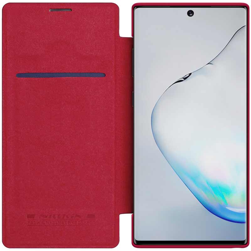 کیف چرمی اورجینال QIN نیلکین Samsung Galaxy Note 10 Plus