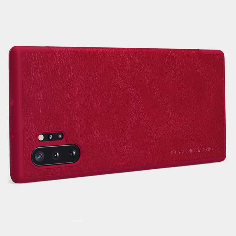 کیف چرمی اورجینال QIN نیلکین Samsung Galaxy Note 10 Plus