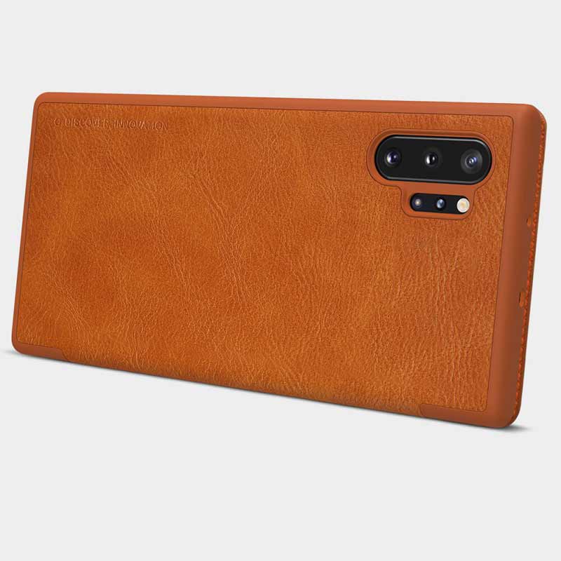 کیف چرمی اورجینال QIN نیلکین Samsung Galaxy Note 10 Plus