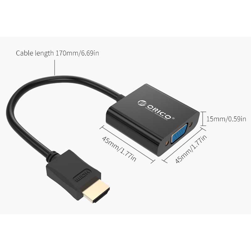 تبدیل Orico DHTV-C20 HDMI to VGA 
