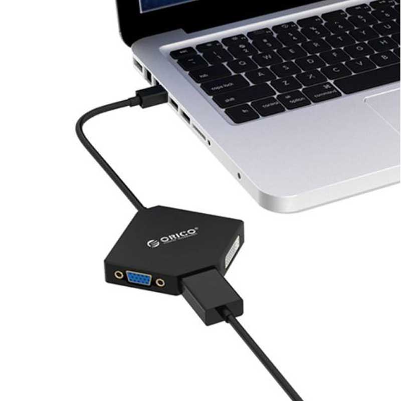 تبدیل Orico DMP-HDV3S Mini Display to HDMI/DVI/VGA