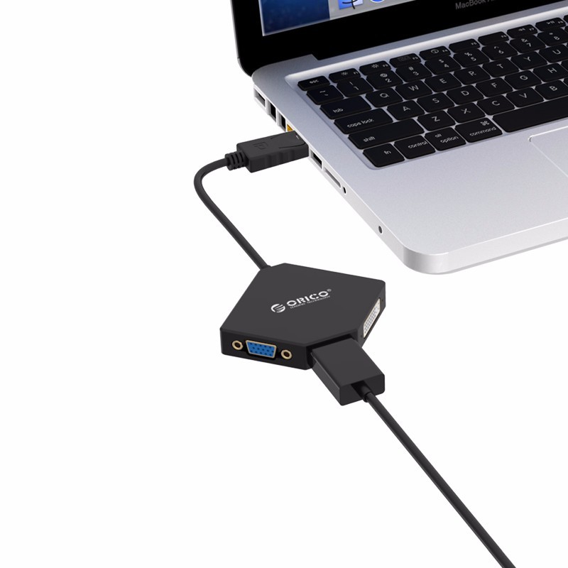 تبدیل Orico DPT-HDV3 Display to HDMI/DVI/VGA 