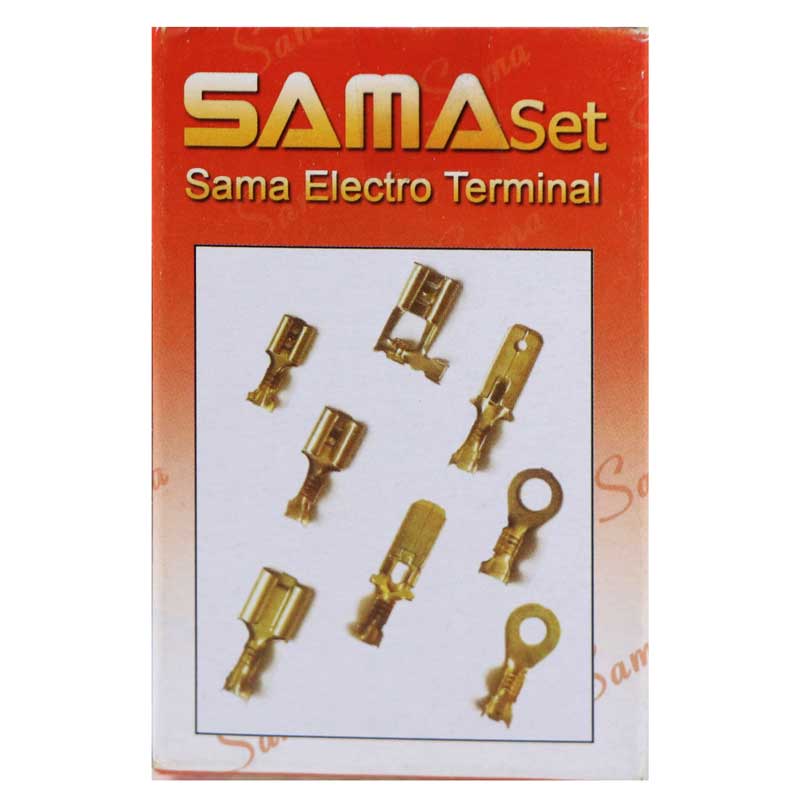 سوکت سرسیم کولری SAMAset برنجی بسته 300 عددی