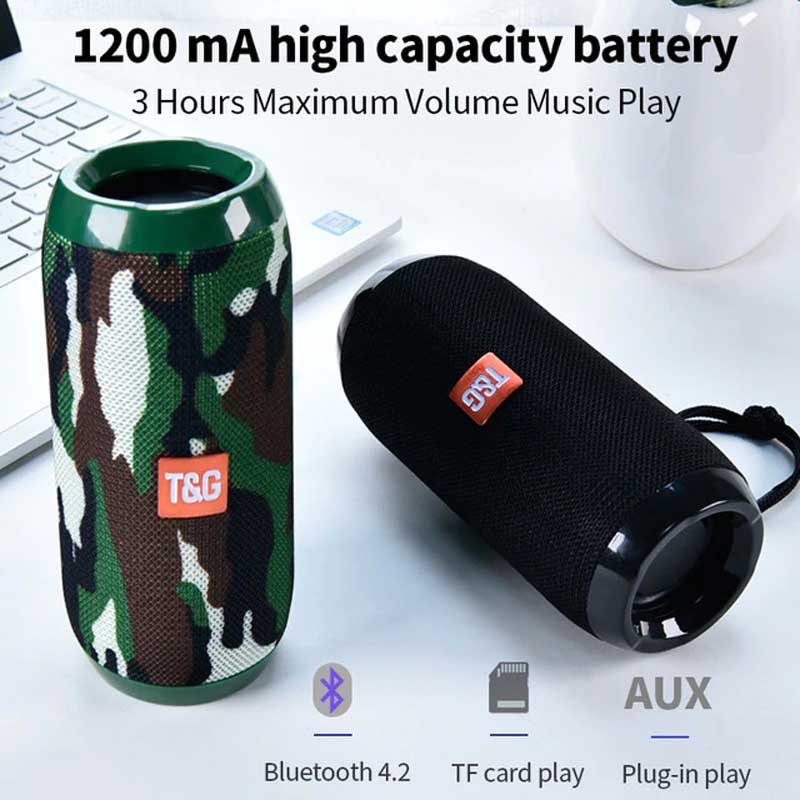 اسپیکر بلوتوثی رم و فلش خور T&amp;G TG-117