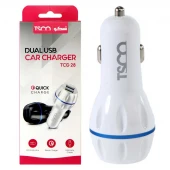 شارژر فندکی 12 وات تسکو TCG 28 + کابل میکرو یو اس بی