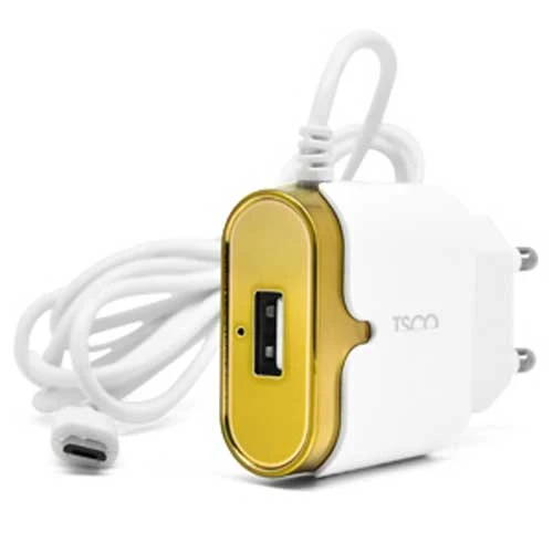 شارژر دیواری سیم وصل 10.5 وات تسکو TTC 50 2.1A