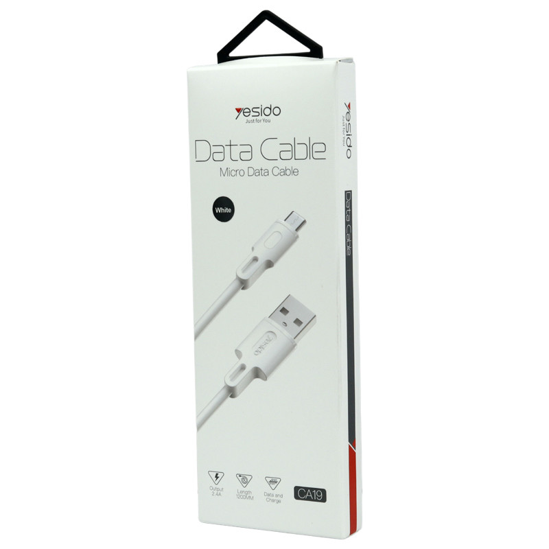 کابل میکرو یو اس بی Yesido CA-19 2.4A 1.2m