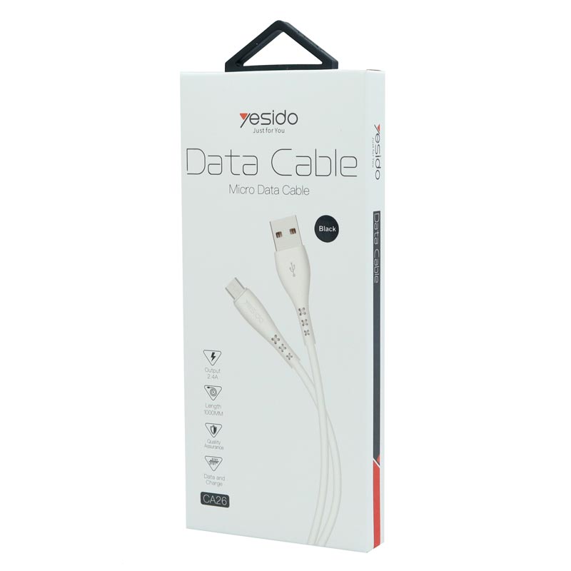 کابل میکرو یو اس بی Yesido CA26 2.4A 1m