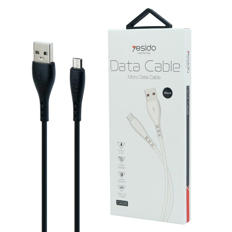 کابل میکرو یو اس بی Yesido CA26 2.4A 1m