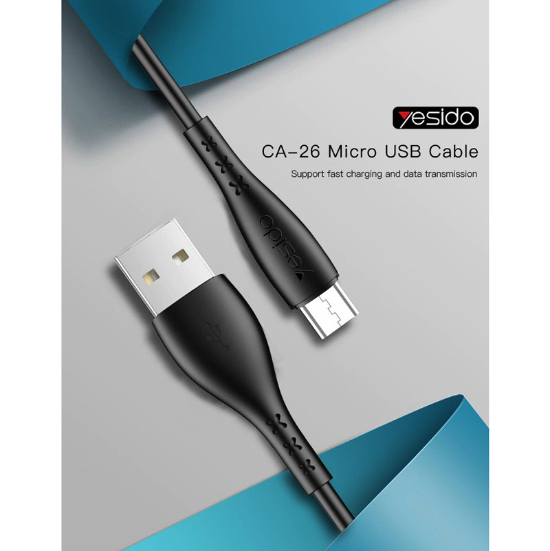 کابل میکرو یو اس بی Yesido CA26 2.4A 1m