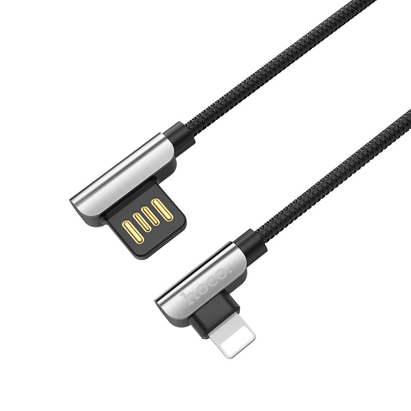 کابل آیفونی Hoco U42 1.2m دو سر L (گارانتی 6 ماهه)