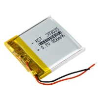 باتری لیتیوم 350mAh 35*30*3mm 303035