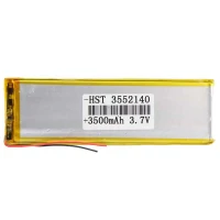 باتری لیتیوم 3500mAh 145*47*3.5mm 3552140