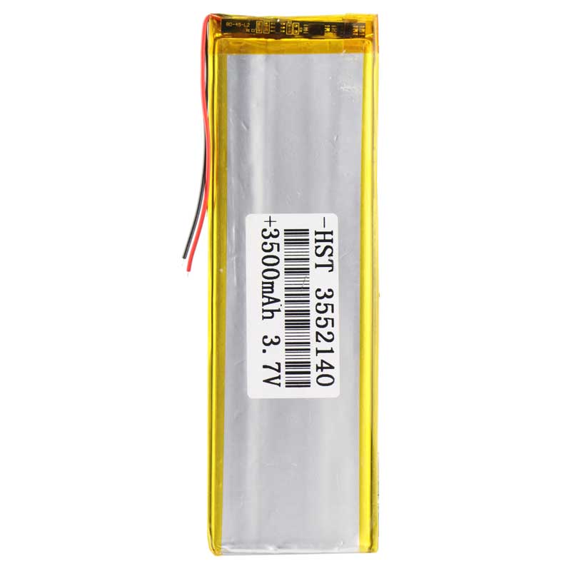 باتری لیتیوم 3500mAh 145*47*3.5mm 3552140