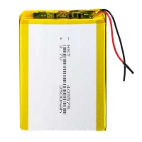 باتری لیتیوم 3500mAh 80*55*4mm 405575