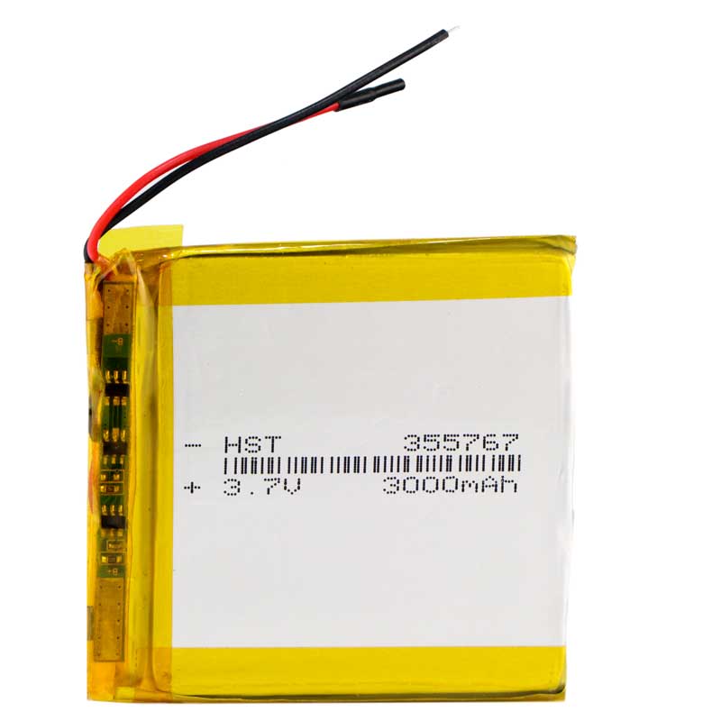 باتری لیتیوم 3000mAh 57*57*3.5mm 355767