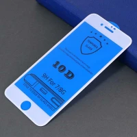 گلس تمام چسب iPhone 6/6S 10D سفید