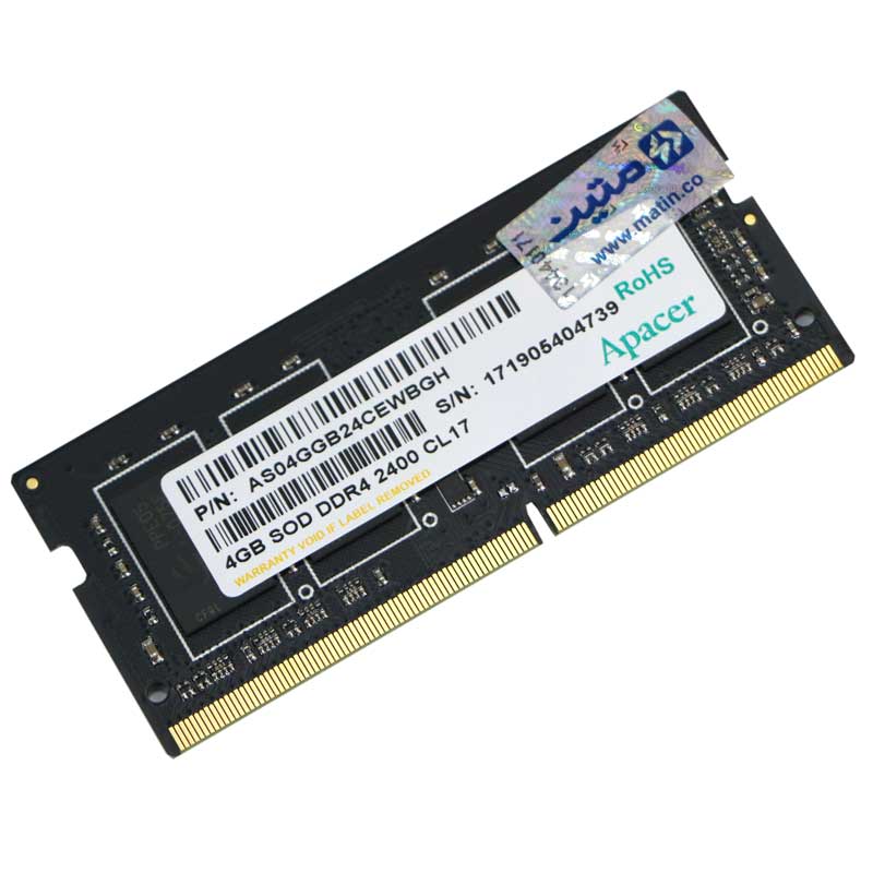 رم لپ تاپ اپیسر Apacer DDR4 4GB 2400MHz