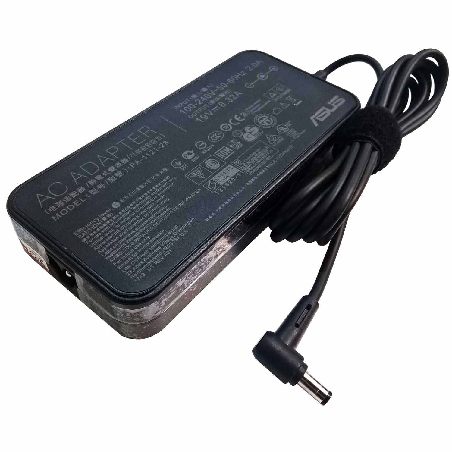 شارژر اورجینال لپ تاپ ایسوس Asus Slim 19V 6.32A