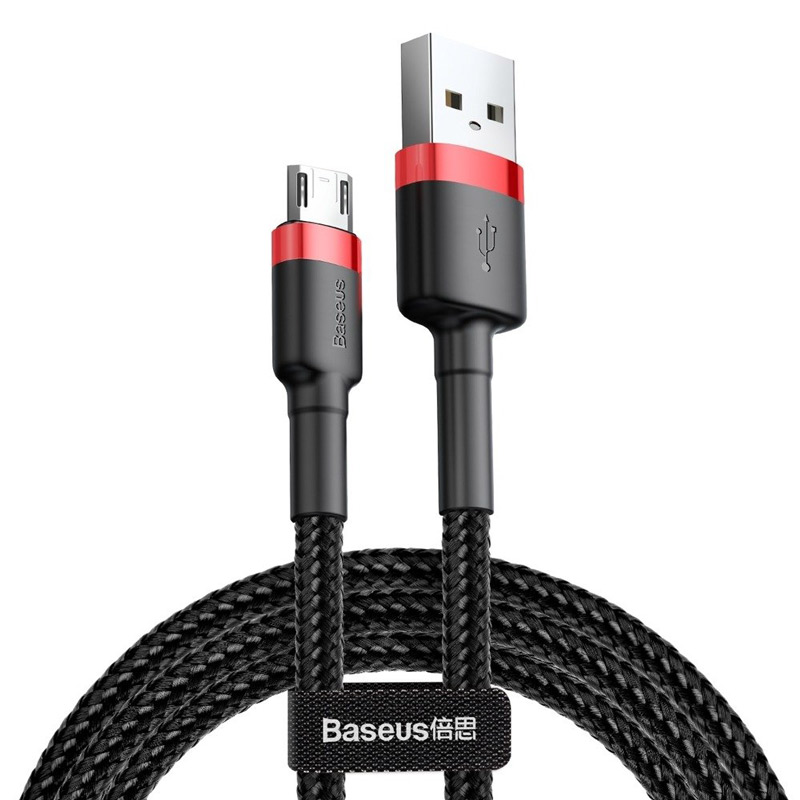 کابل میکرو یو اس بی Baseus Cafule CAMKLF-B 2.4A 1m