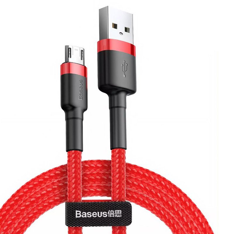 کابل میکرو یو اس بی Baseus Cafule CAMKLF-B 2.4A 1m
