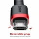 کابل میکرو یو اس بی 2.4 آمپر باسئوس Cafule CAMKLF-B طول 1 متر
