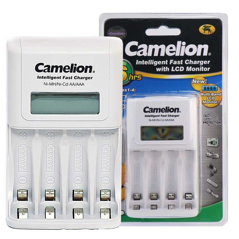 شارژر باتری Camelion BC-1012 چهار عددی LCD دار