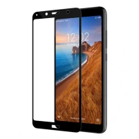 گلس تمام چسب Xiaomi Redmi 7A مشکی