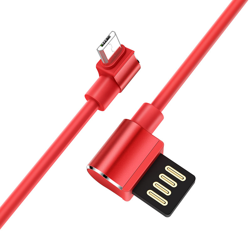 کابل میکرو یو اس بی سر خمیده هوکو Hoco U37 1.2m (گارانتی 6 ماهه)