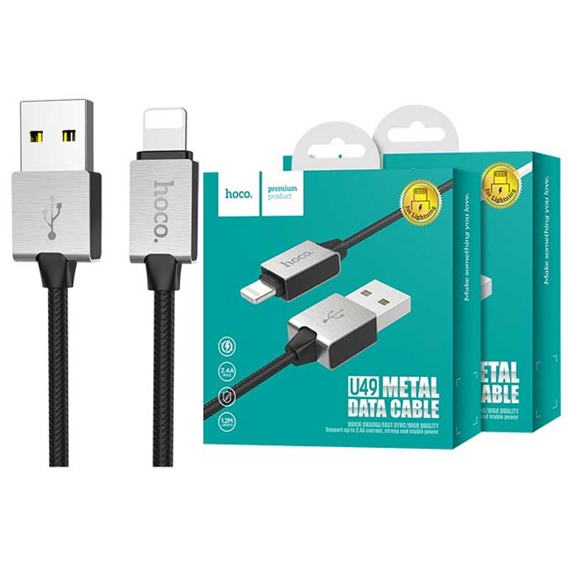 کابل آیفون هوکو Hoco U49 1.2m