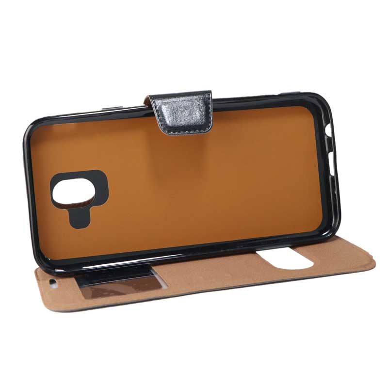 کیف چرمی سامسونگ J7 Pro مشکی