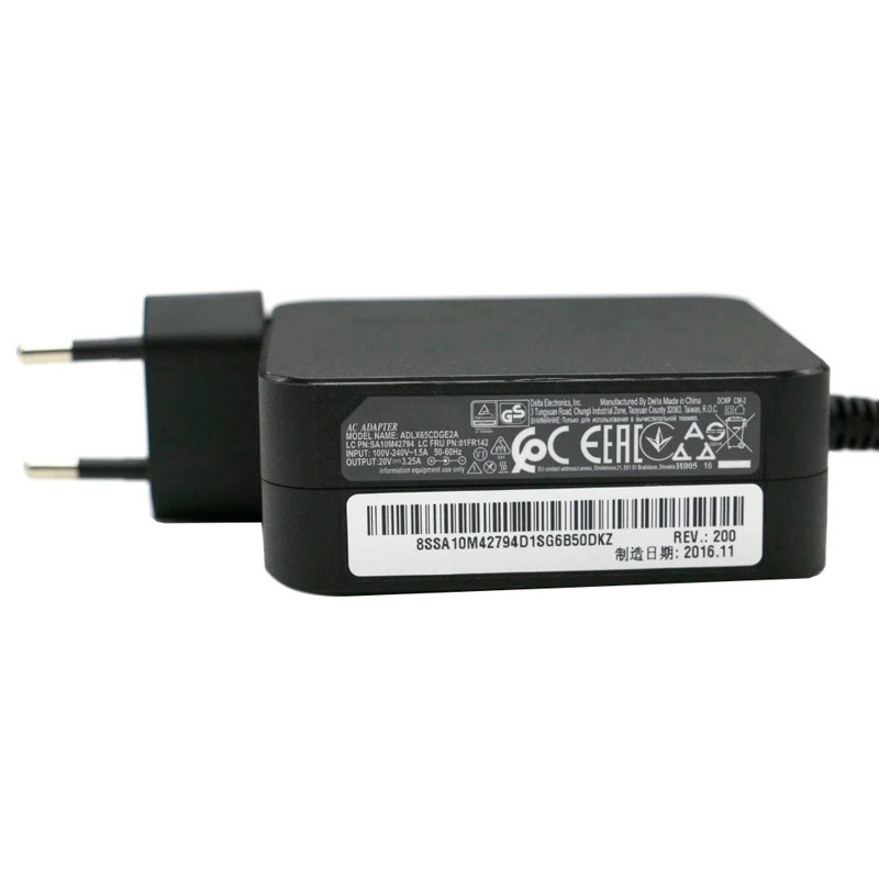 شارژر اورجینال لپ تاپ لنوو مربعی Lenovo 20v 3.25A