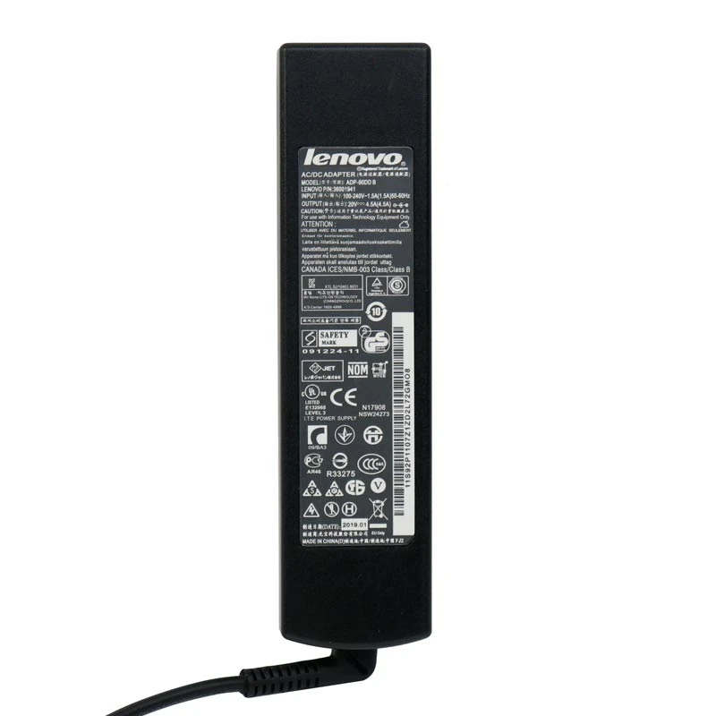 شارژر لپ تاپ اورجینال لنوو Lenovo 20V 4.5A