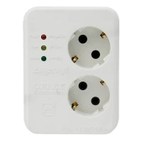 محافظ برق یخچال فریزر 2 خانه دیواری ارت دار آفر الکترونیک مدل OR326