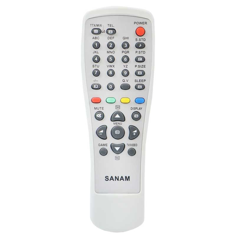 کنترل تلویزیون صنام ولوم پایین SANAM 61203