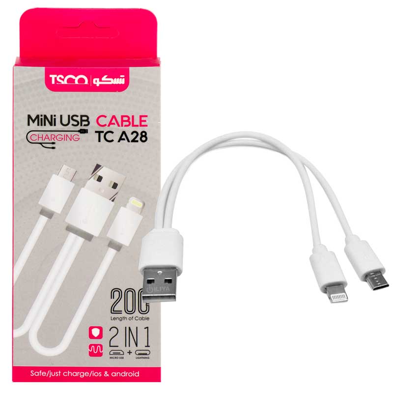 کابل 2 سر TSCO TC A28 20cm