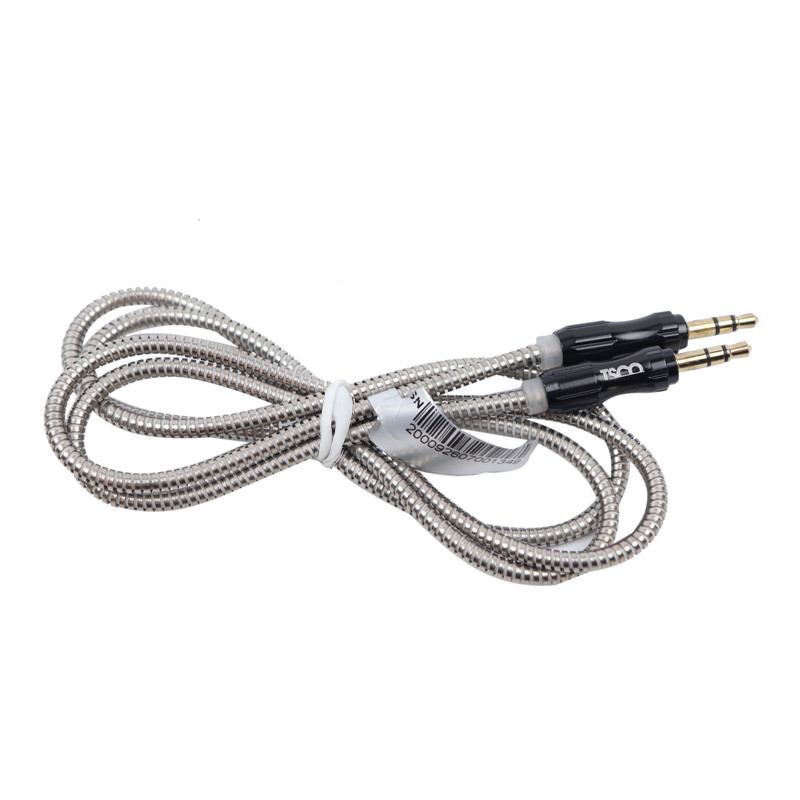 کابل TSCO TC92 AUX 1m با روکش فلزی